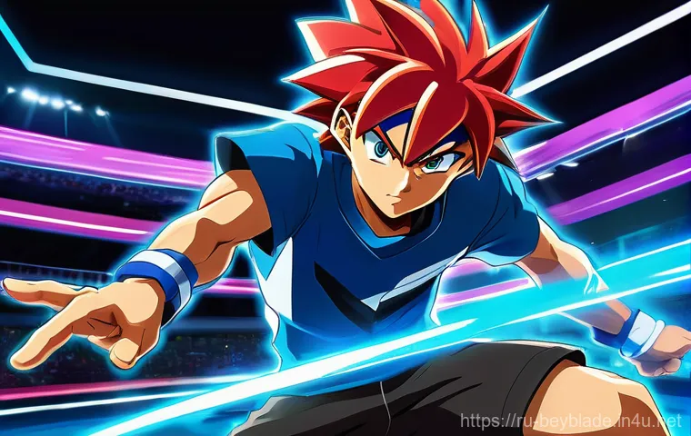 베이블레이드 스토리 속 명대사 모음 - Prompt 1: The Art of the Launch – "Let it rip!"**