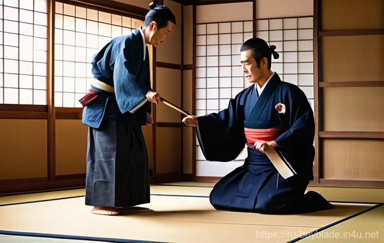 베이블레이드 첫 출시 연도 - **Prompt:** A historically accurate illustration depicting a traditional Japanese beigoma spinning t...