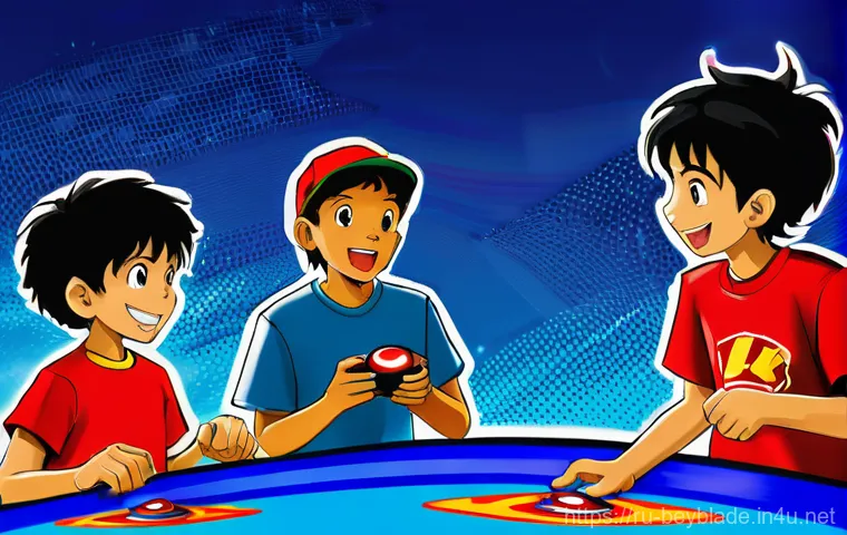 베이블레이드 첫 출시 연도 - **Prompt:** A historically accurate illustration depicting a traditional Japanese beigoma spinning t...